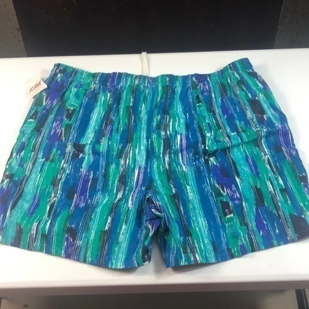 Campus Big Man Vtg Mesh Lined Swim Trucks Size 2X
